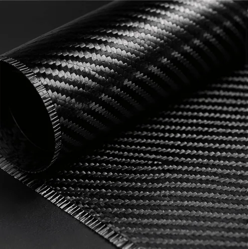 3K twill carbon fiber fabric for cosmetic and structural laminates