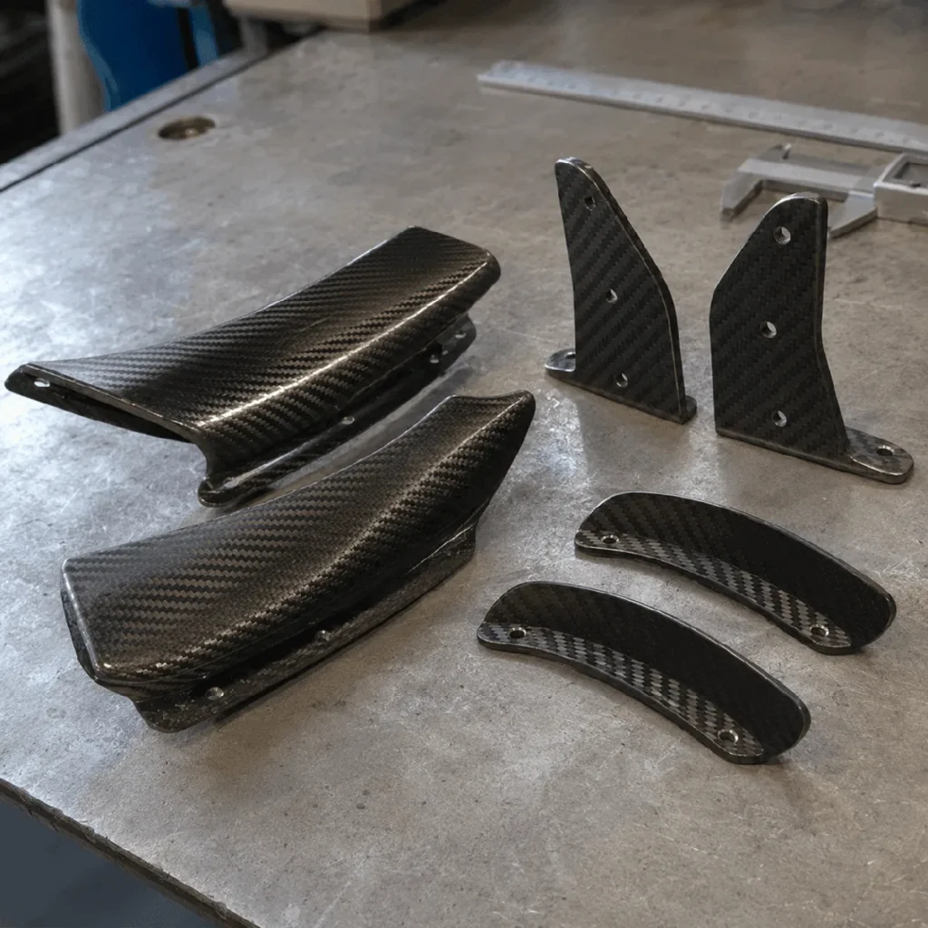 Carbon Fiber Automotive Aerodynamic Components