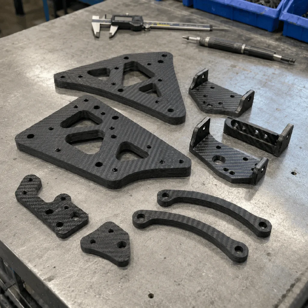 Carbon Fiber Automotive Mounting Brackets