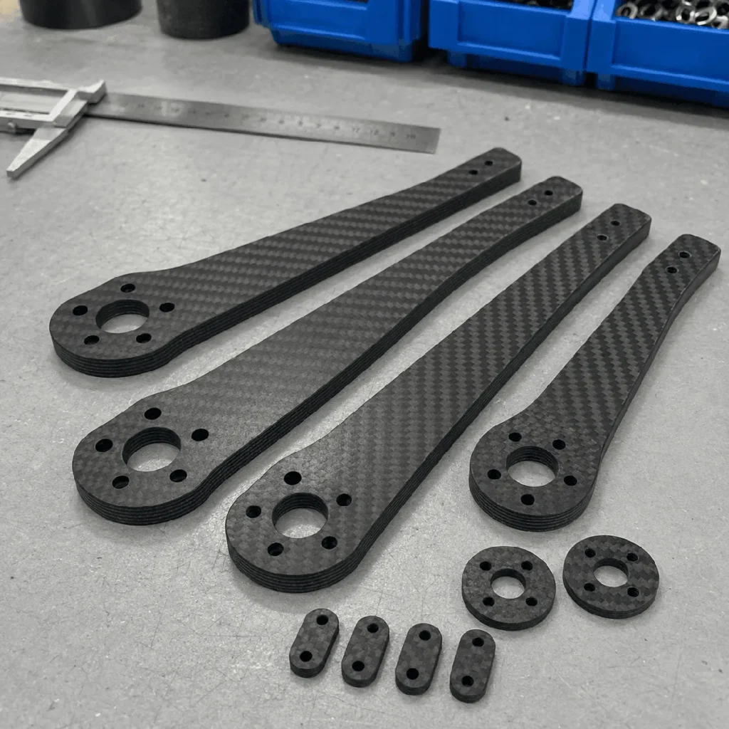 Carbon Fiber Drone Arms & Motor Mounts