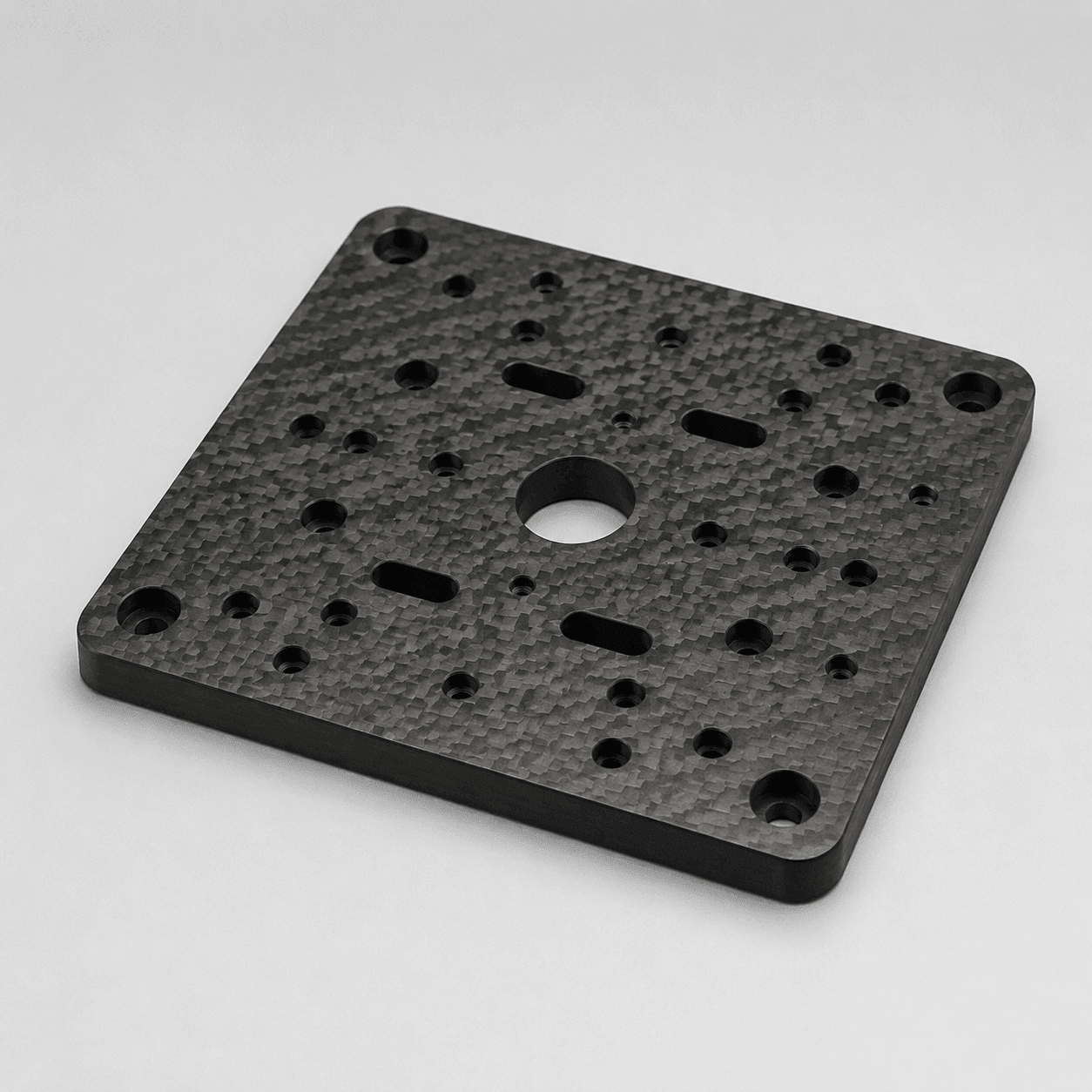 Carbon Fiber Perforated Mounting Plate