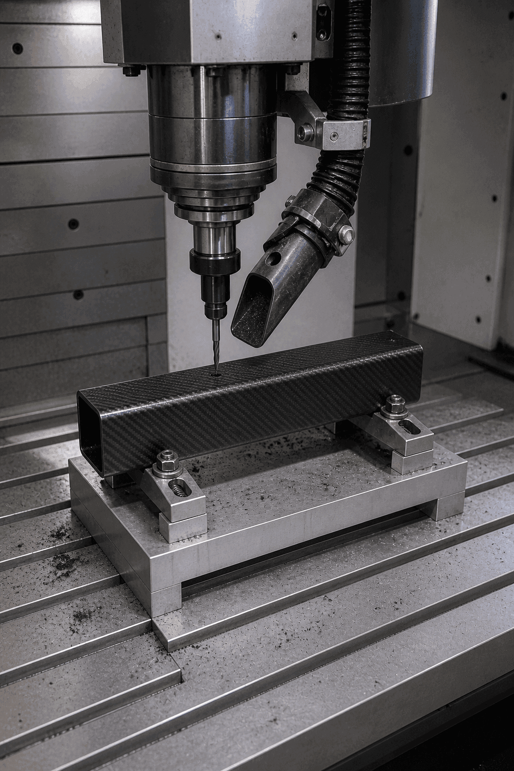 Carbon Fiber Square Tube Manufacturing & CNC Machining