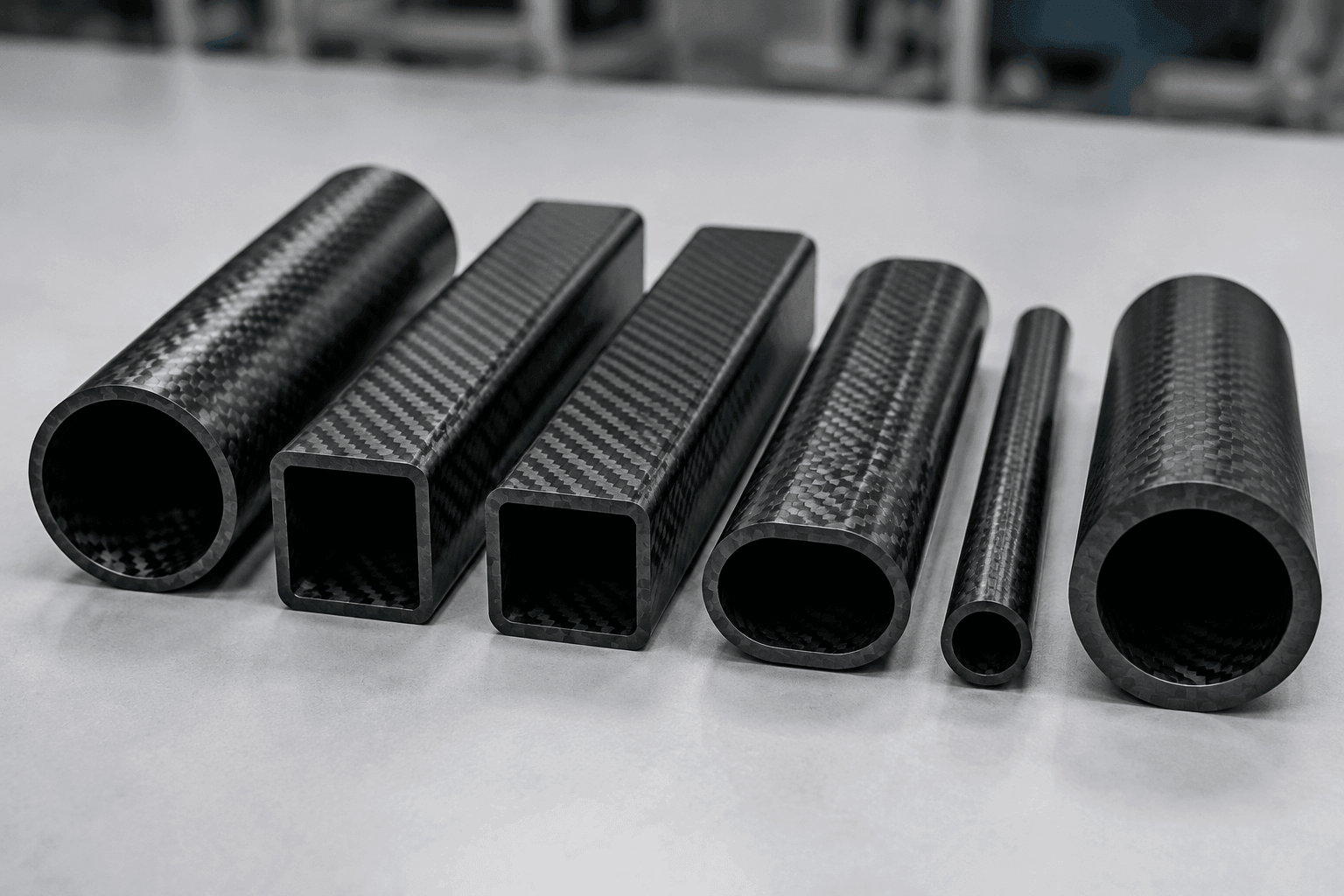 Pultruded carbon fiber tube specifications and dimensions