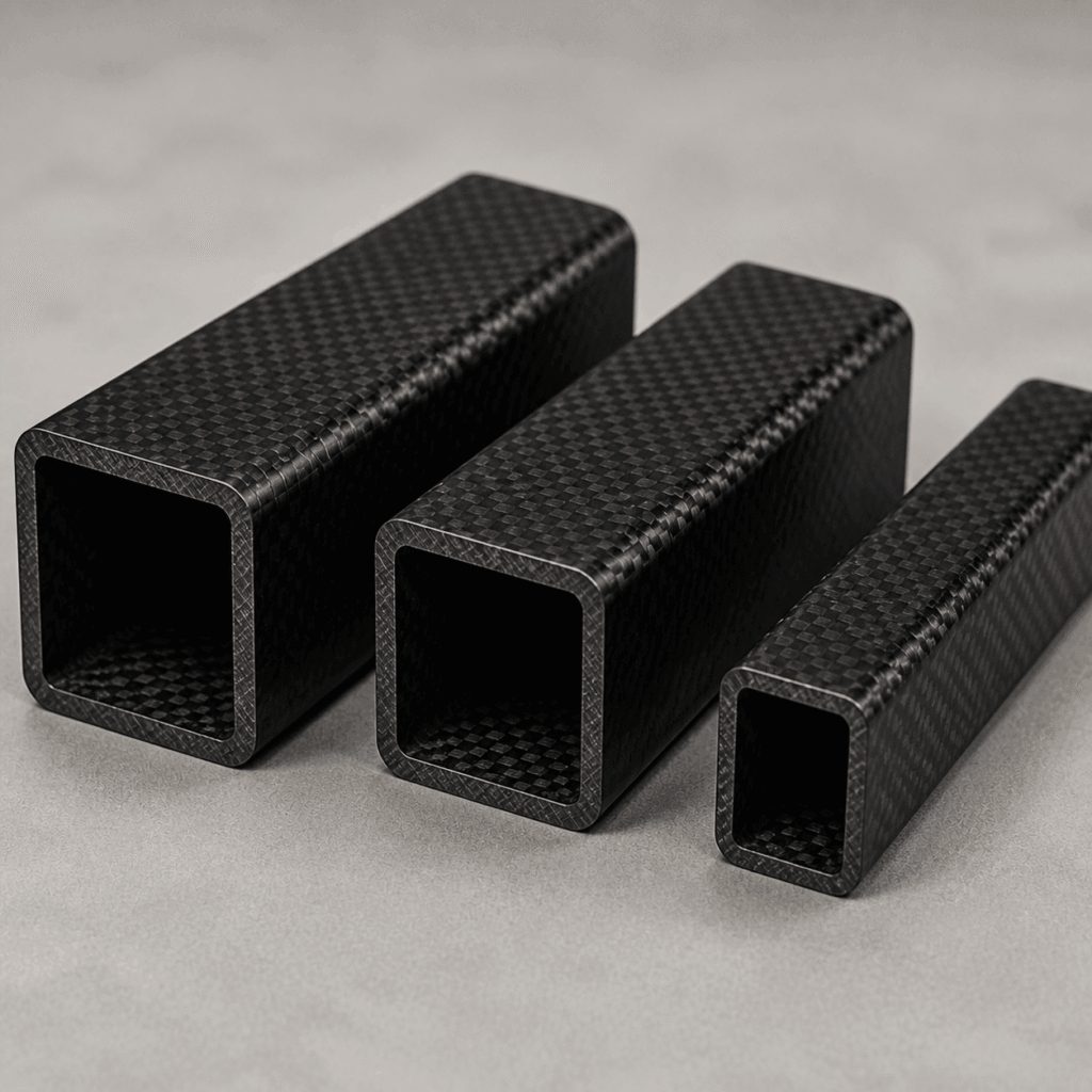 Custom Carbon Fiber Square Tube