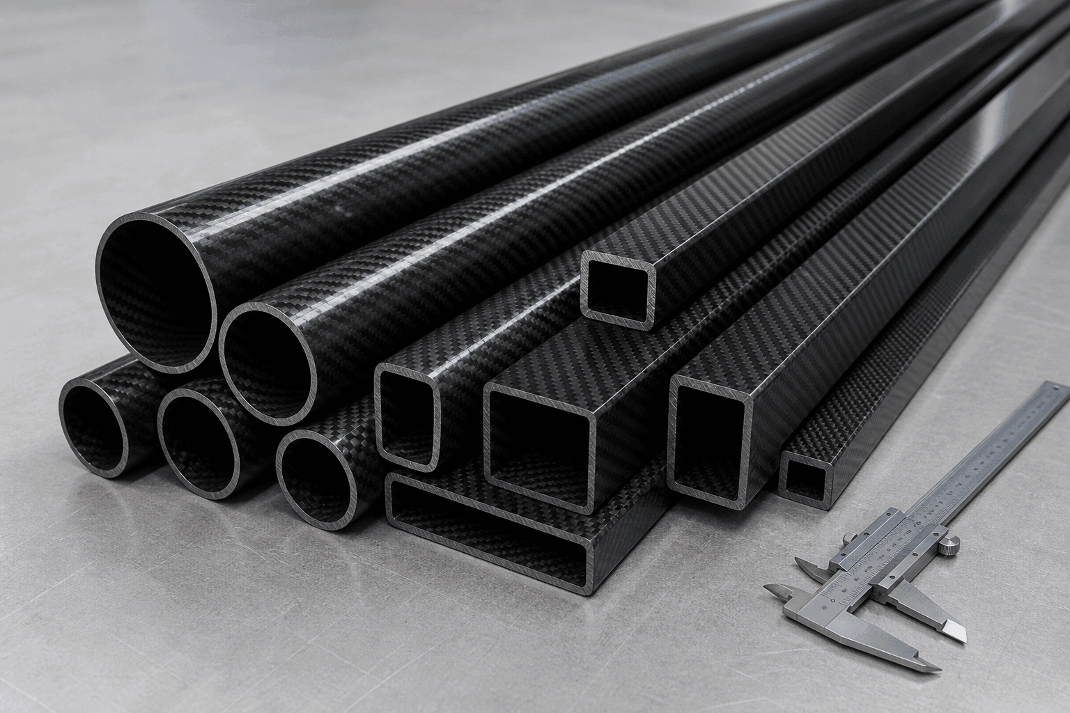 Pultruded carbon fiber tubes for structural OEM applications