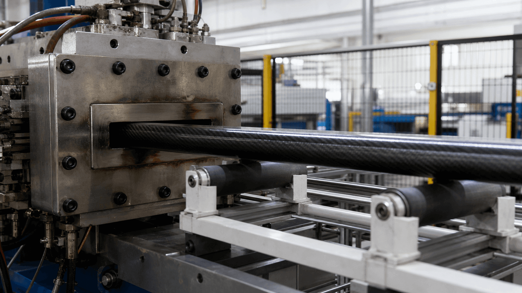 Secondary machining of pultruded carbon fiber tubing